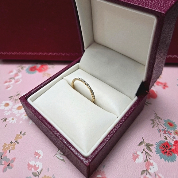 Helzberg Diamonds Gold Diamond Wedding Band - Picture 3 of 3